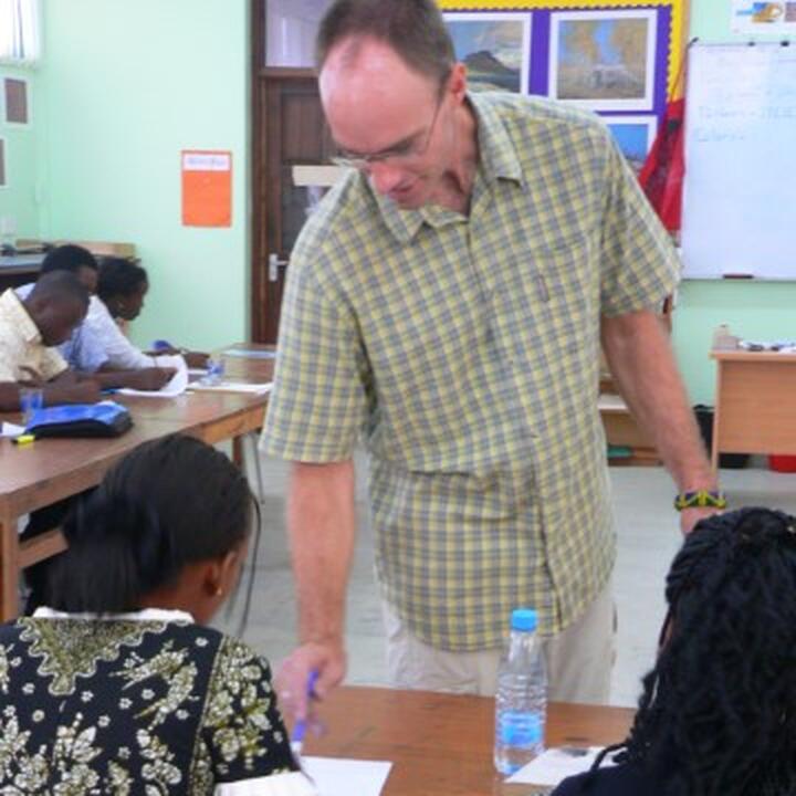 Rick teaching a class Rick teaching a class